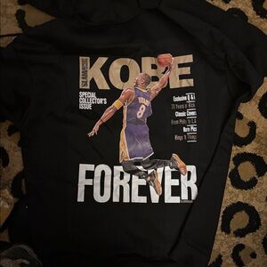 KOBE BRYANT Men's Black Hoodie XL NEW Never worn